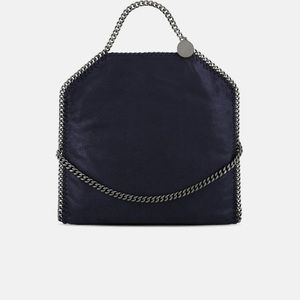 STELLA MCCARTNEY Faux Leather Foldover Tote